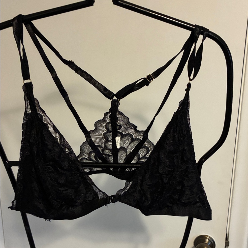 Elegant Black Lace Bralette